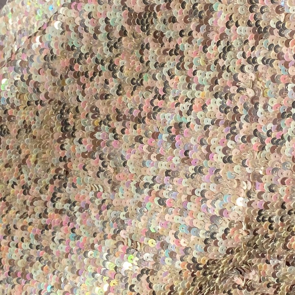 ALLSAINTS - NWT - ‘Velutina’ vest: weighted iridescent sequined, zip, lined - 14 - Picture 13 of 16